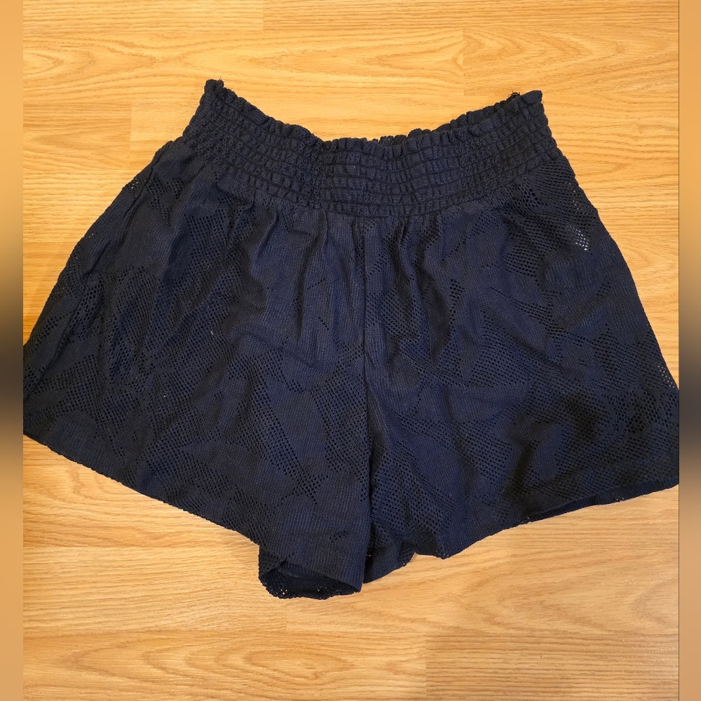Aerie High Waist Navy Shorts